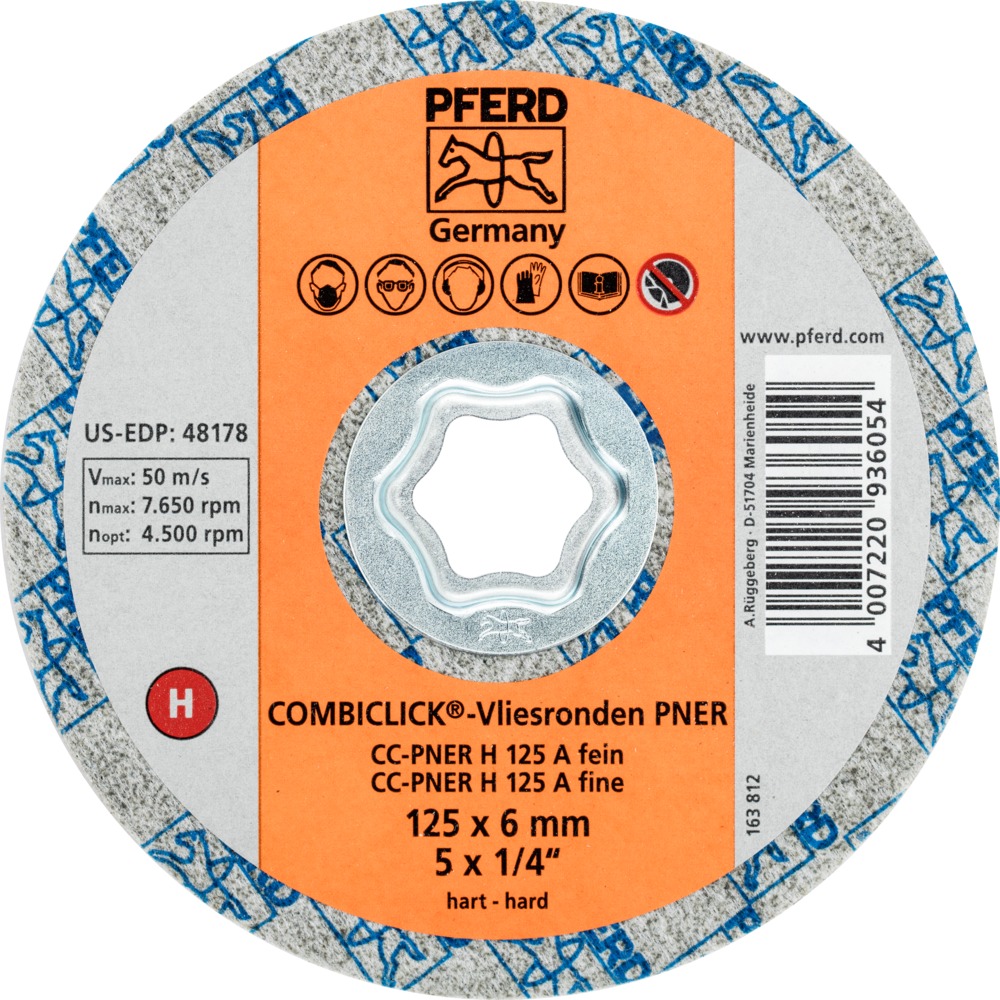 Волоконный диск PFERD CC-PNER H 125 A FINE