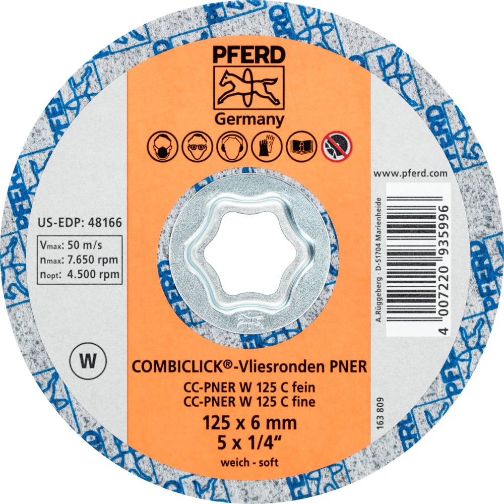 Волоконный диск PFERD CC-PNER W 125 C FINE