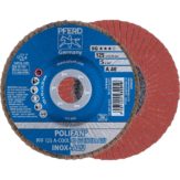 Лепестковый шлифовальный круг PFERD PFC A-COOL SG INOX+ALU 125