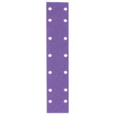 Шлифовальные полоски SANDWOX 328 PURPLE ZIRCONIA 70 x 400 мм, 14 отв.